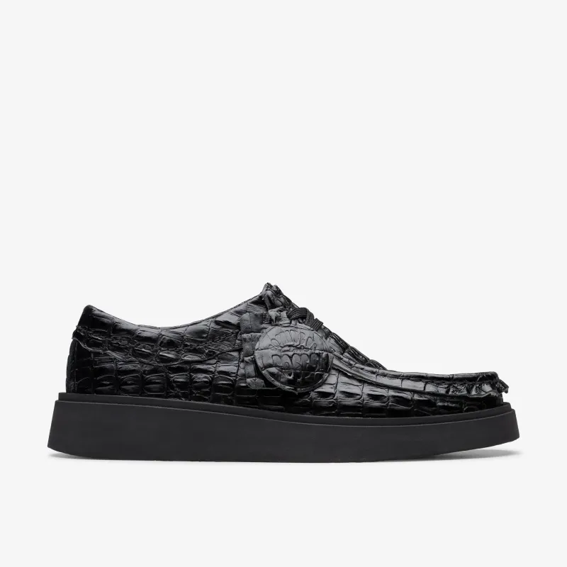 [26183329] Mens Clarks X Martine Rose Torview 'black Croc' made by Clarks