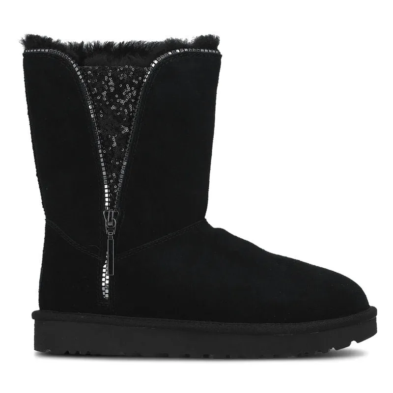 [1103764-blk] Womens Ugg Classic Zip Stiefel 'black' - Black made by UGG