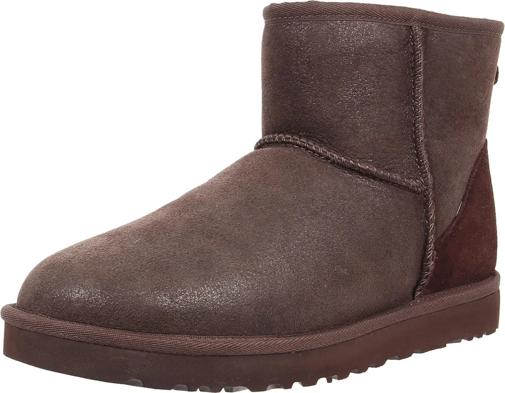 [1007307-bjc] Mens Ugg Classic Mini Bomber Fleece Lined 'chocolate' - Chocolate made by UGG