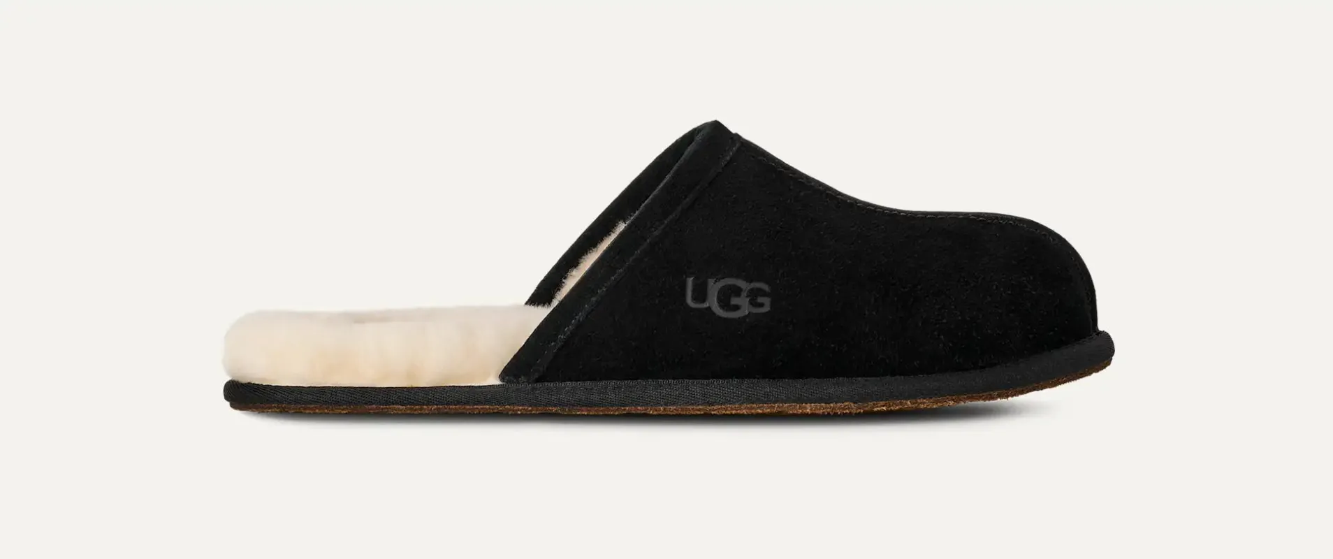 [1101111-blk] Mens Ugg Scuff Slipper 'black' - Black made by UGG