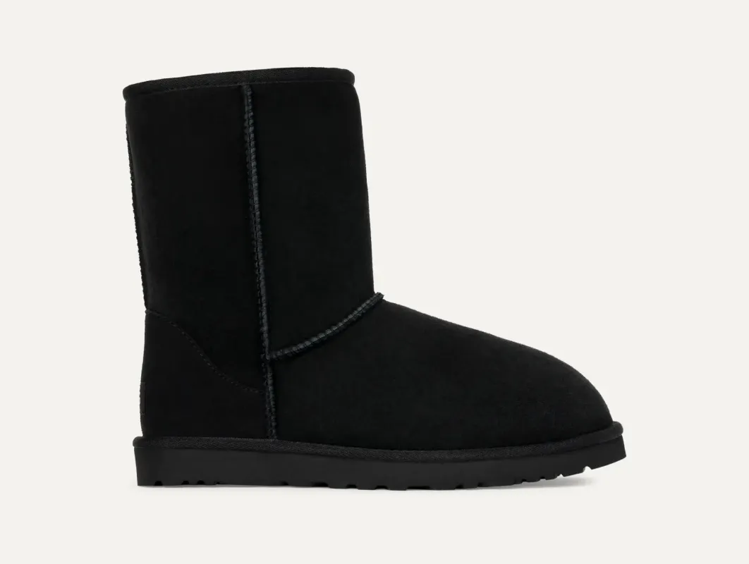 [5800-blk] Mens Ugg Classic Short Boot 'black' - Black made by UGG