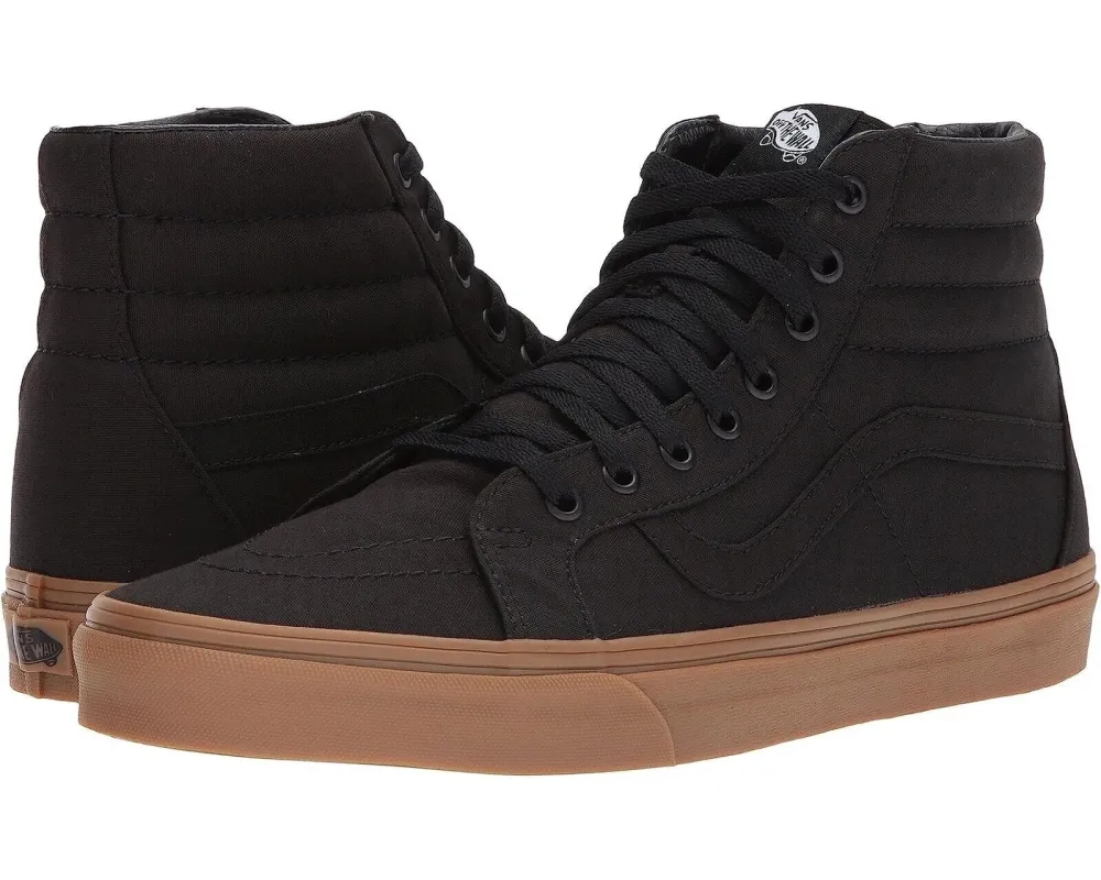 [vn0a2xsbl0d] Mens Vans Vans Sk8-hi Reissue Canvas 'black Gum' - Black/light Gum made by Vans