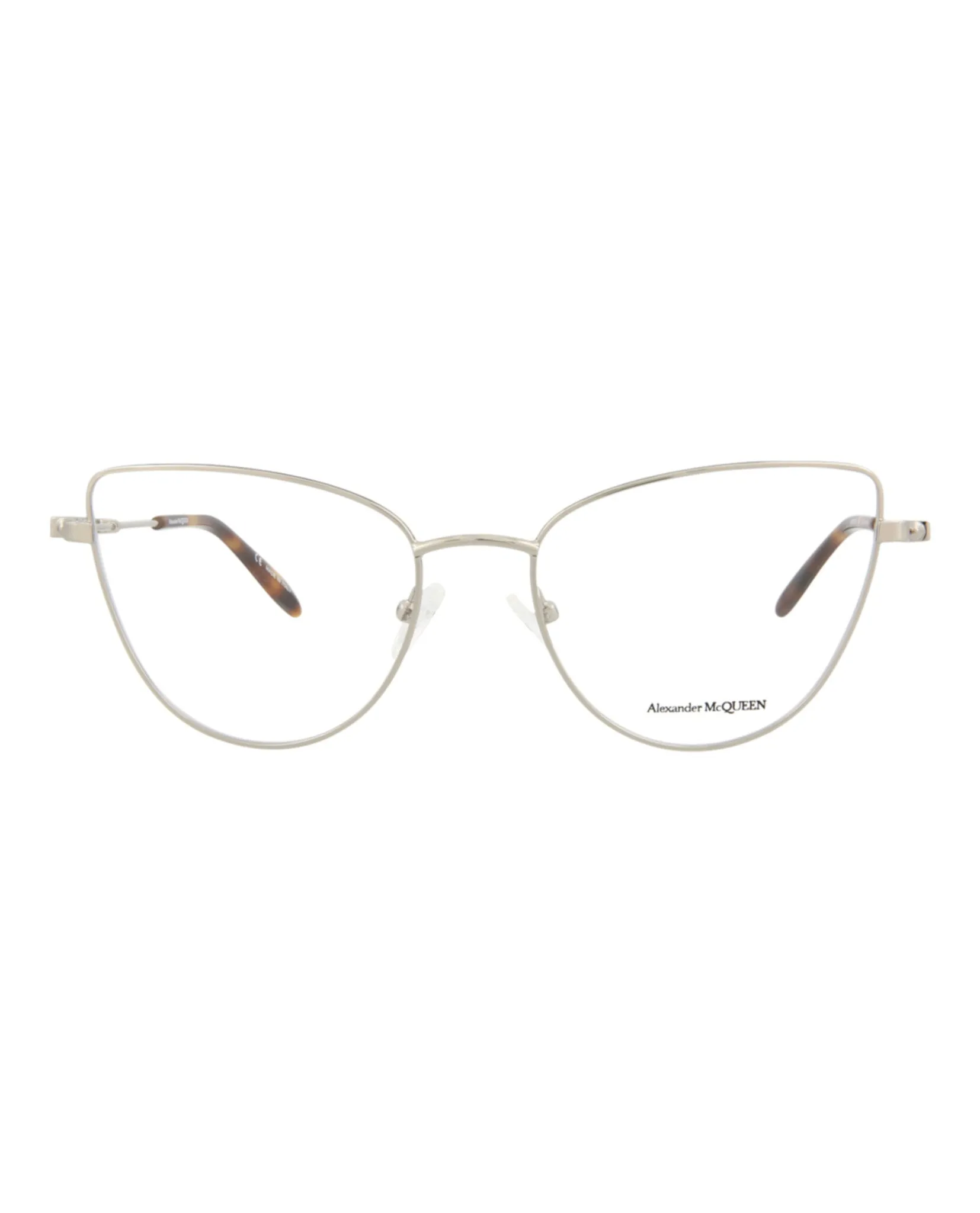 Alexander McQueen Cat Eye-Frame Metal Optical Frames sold by Zulily