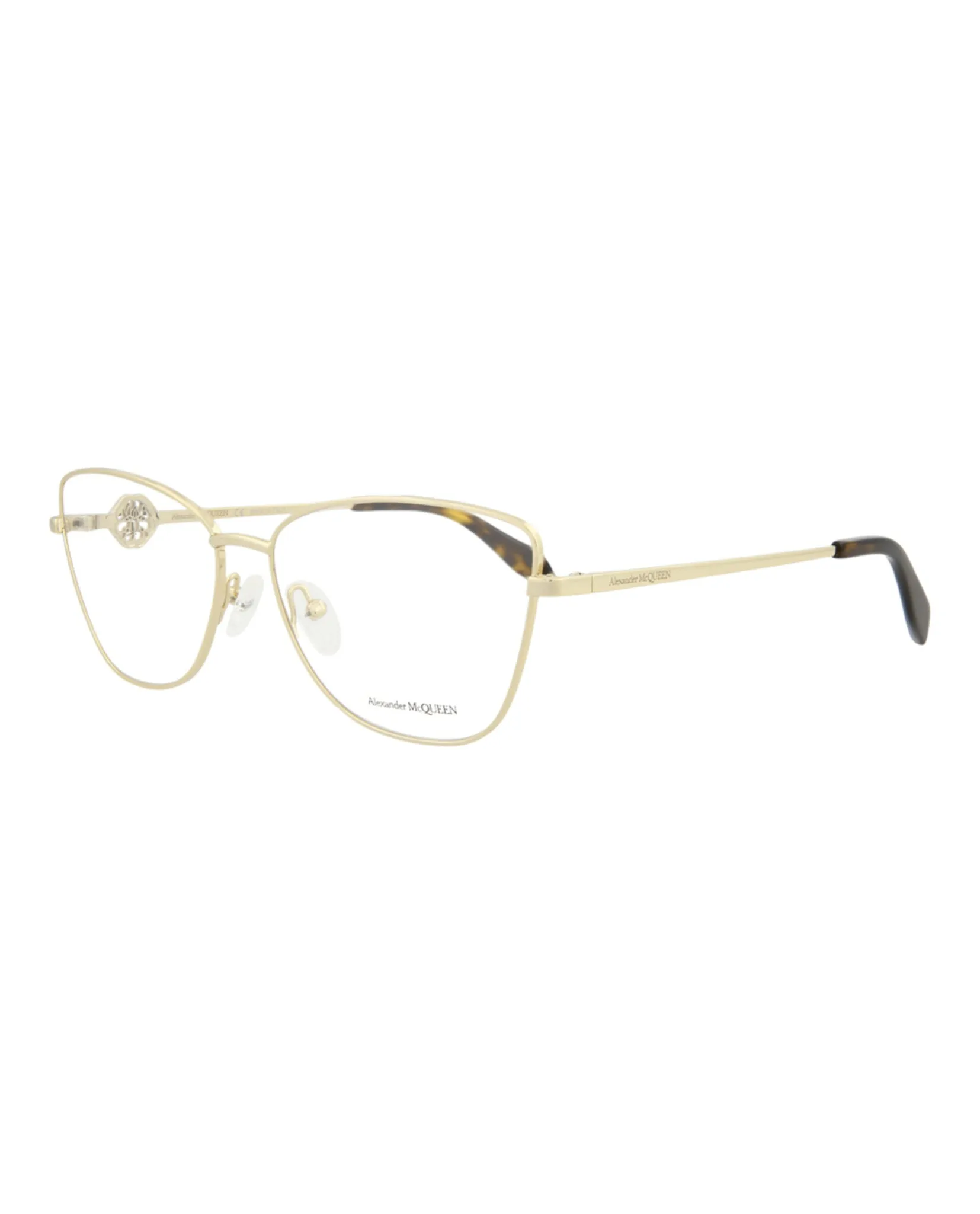 Alexander McQueen Cat Eye-Frame Metal Optical Frames sold by Zulily product image thumbnail 2