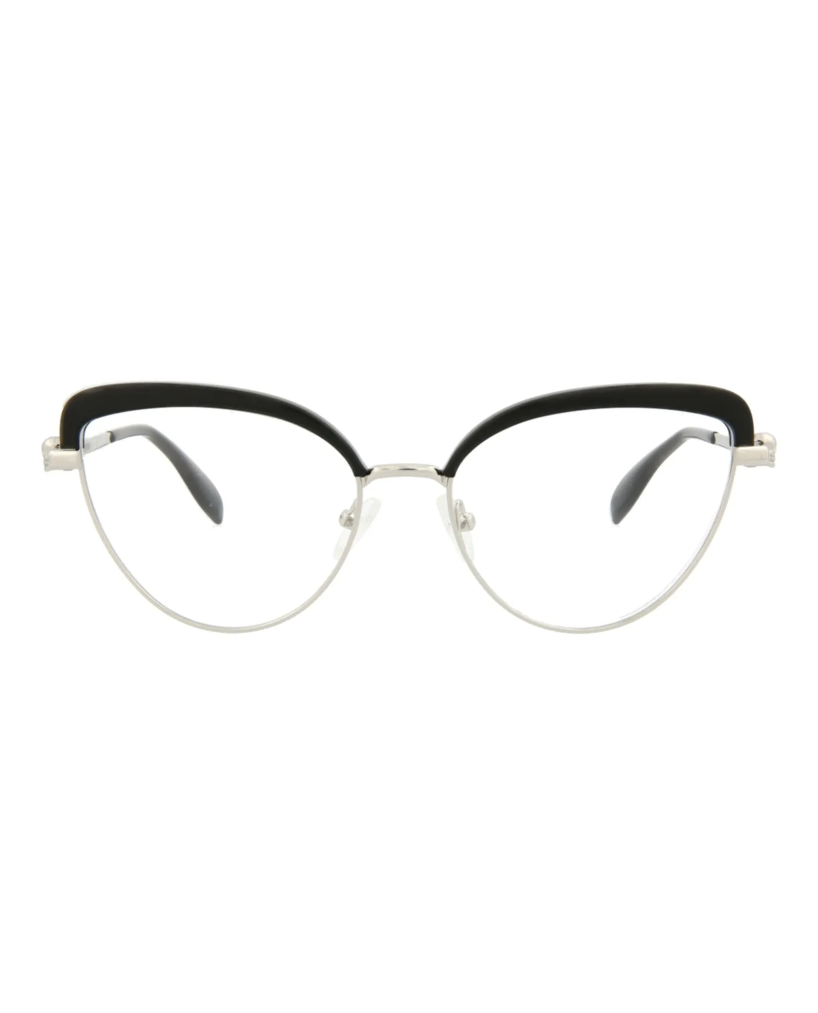 Alexander McQueen Cat Eye-Frame Metal Optical Frames sold by Zulily