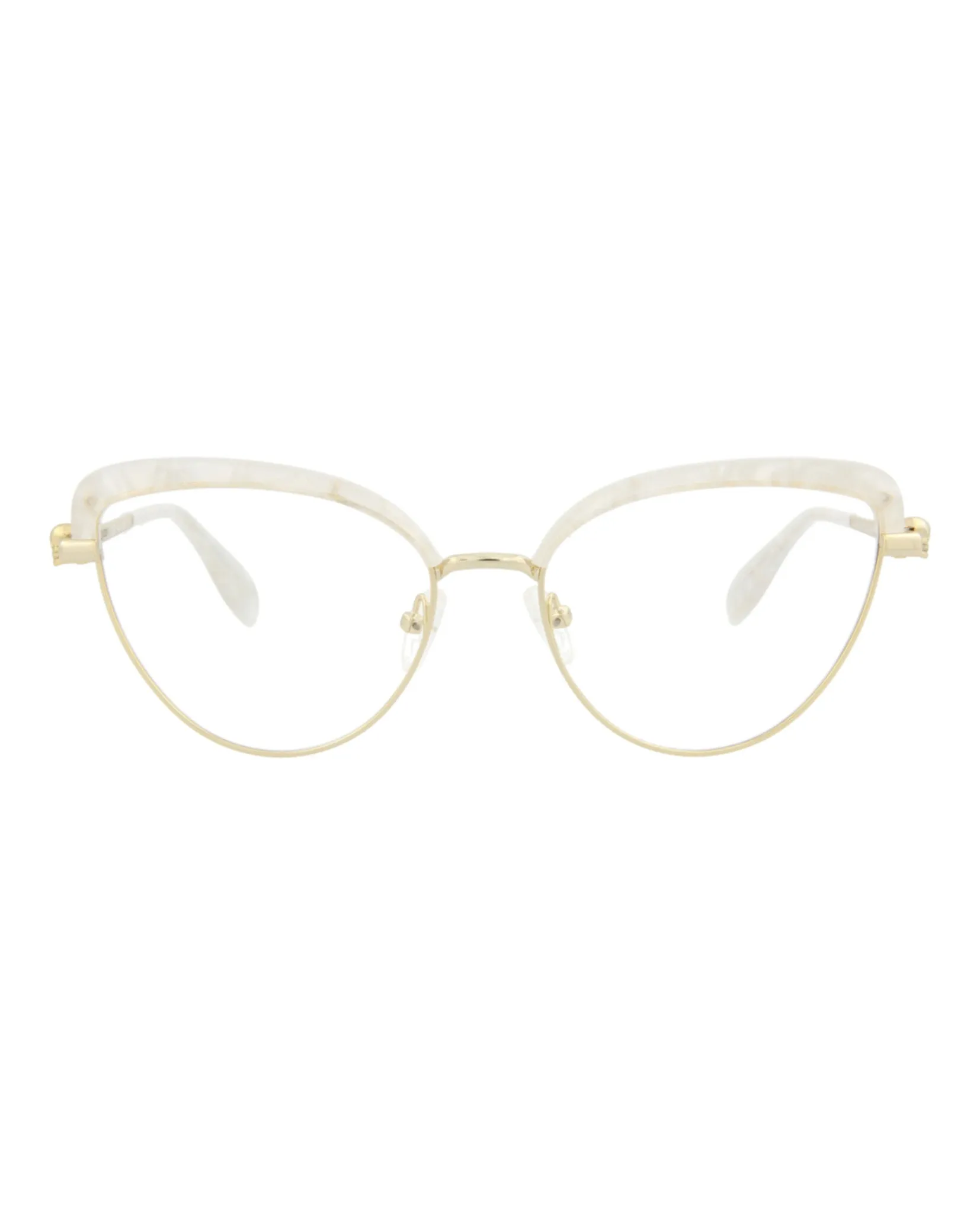 Alexander McQueen Cat Eye-Frame Metal Optical Frames sold by Zulily