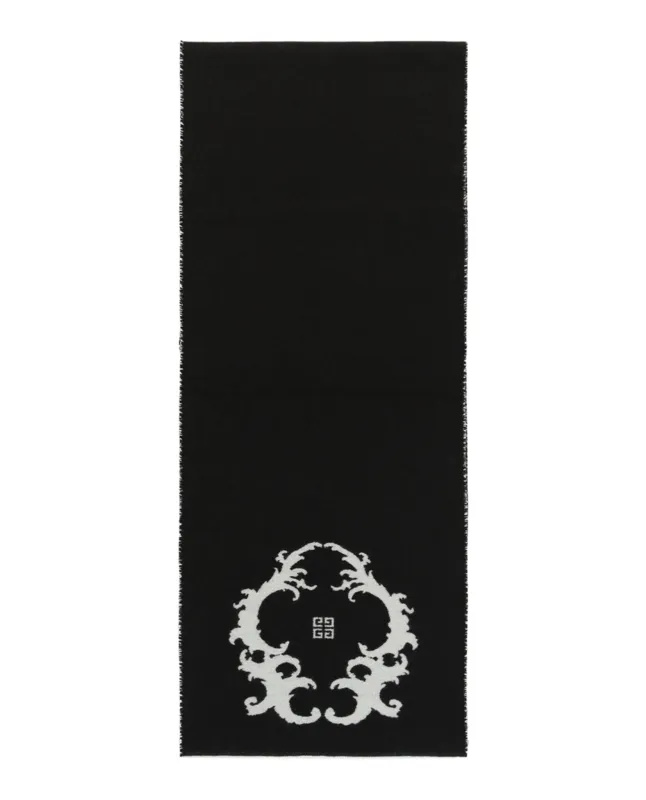 Givenchy Reversible Logo Wool Scarf made by Givenchy