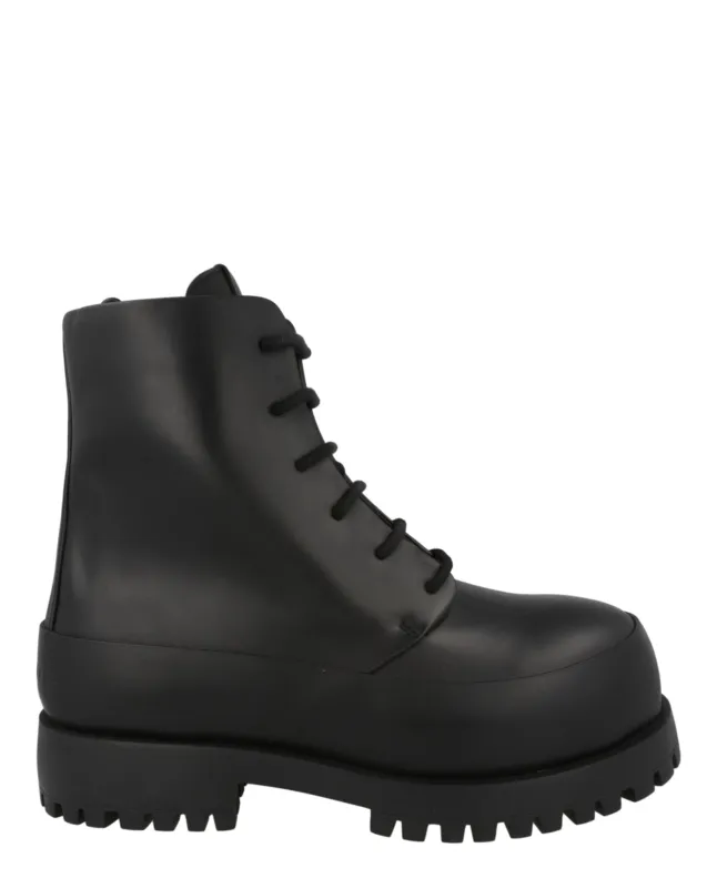 Ferragamo Fede Combat Boots made by Salvatore Ferragamo