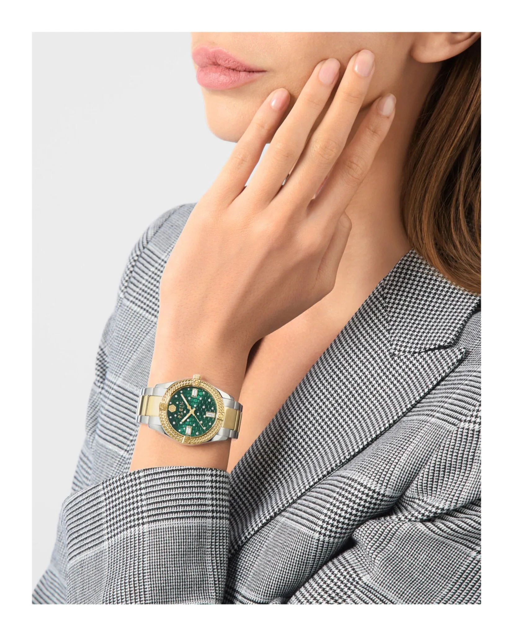 Philipp Plein Plein Icon Chain Crystal Watch sold by Zulily product image thumbnail 4