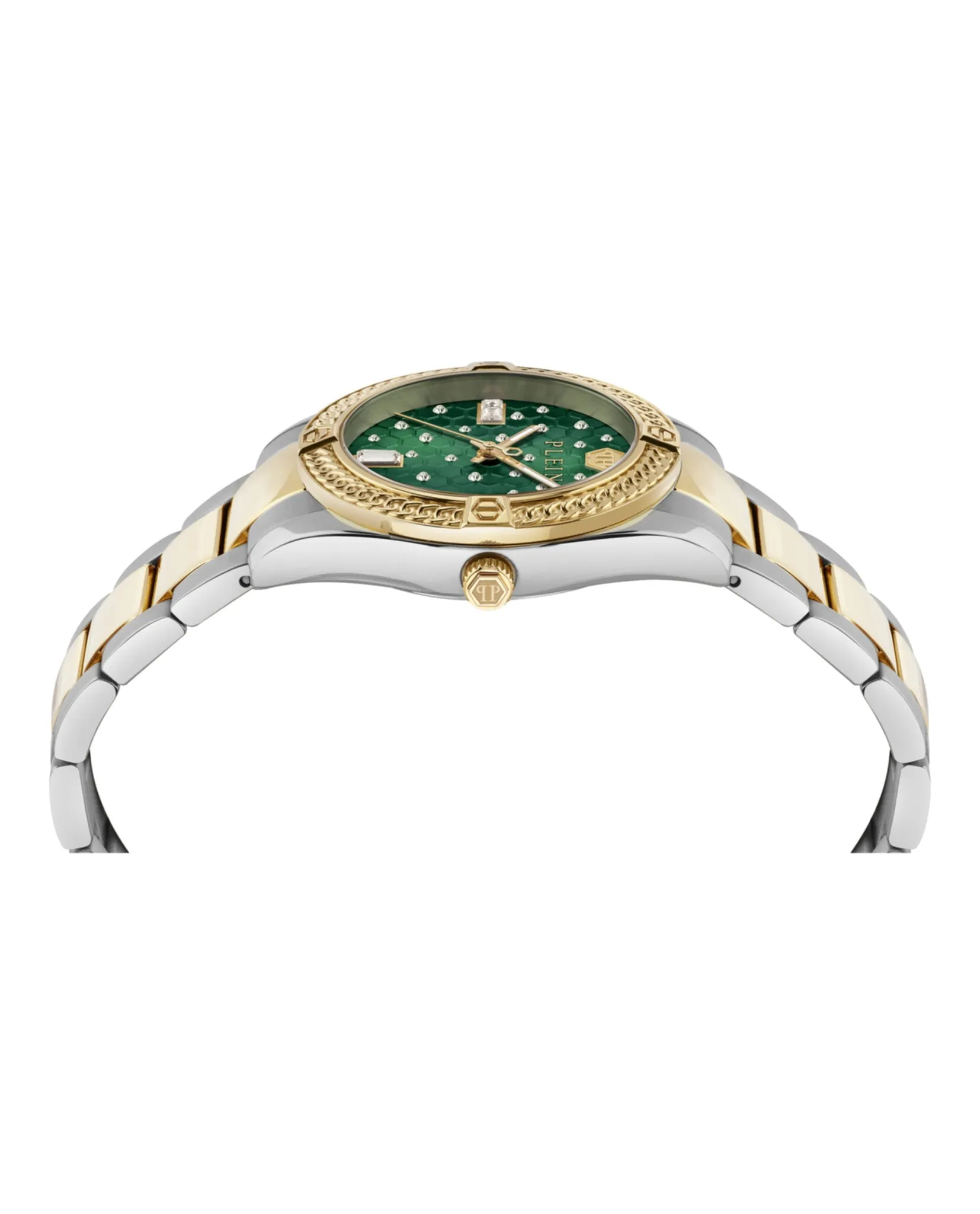 Philipp Plein Plein Icon Chain Crystal Watch sold by Zulily product image thumbnail 2