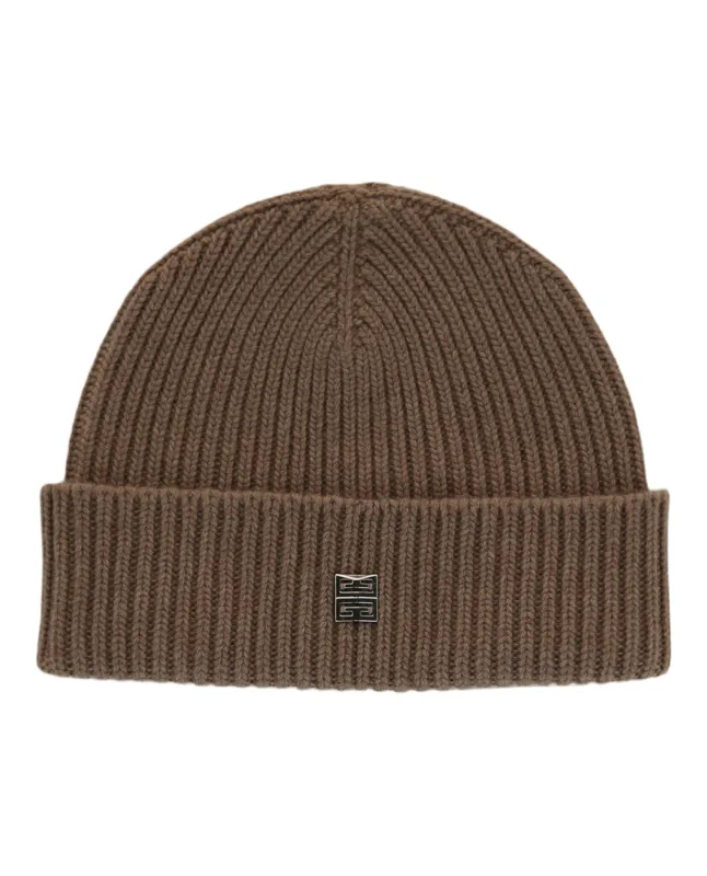 Givenchy Ribbed Wool-Blend Beanie made by Givenchy