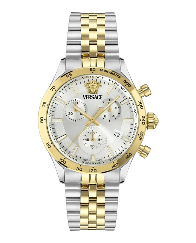Versace Hellenyium Chrono Petite Bracelet Watch made by Versace