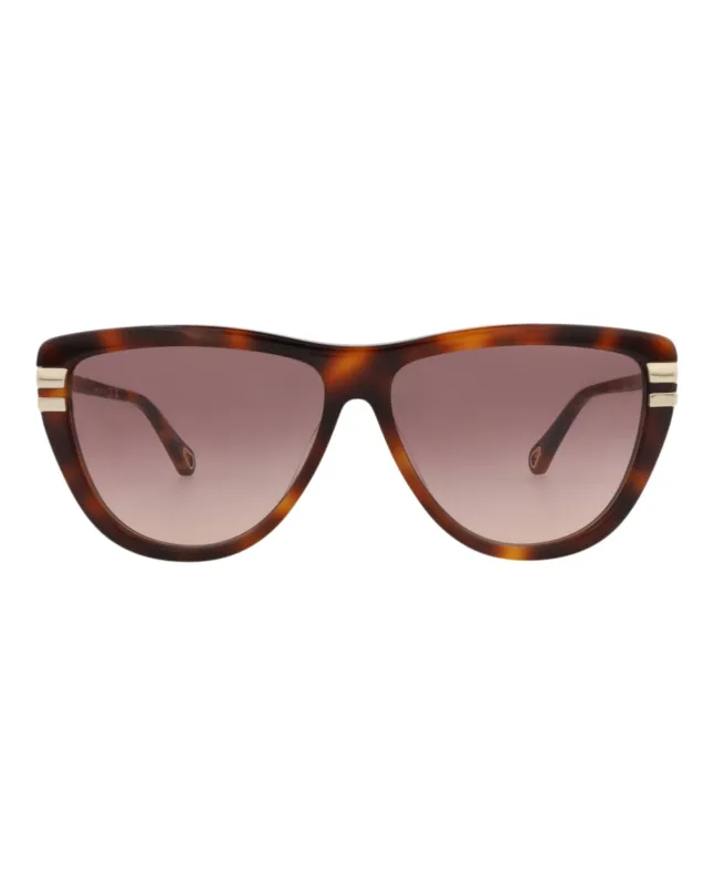 Chloé Square-Frame Recycled Acetate Sunglasses made by Chloe