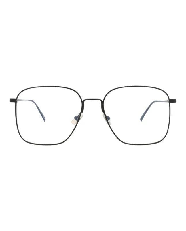 Saint Laurent Square-Frame Metal Optical Frames made by Yves Saint Laurent