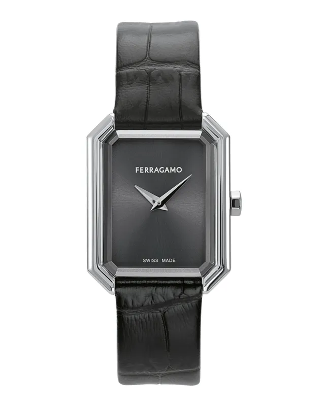 Ferragamo  Crystal Leather Watch made by Salvatore Ferragamo