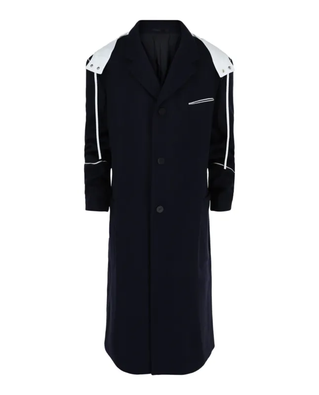 Ferragamo Single-Breasted Hooded Coat made by Salvatore Ferragamo