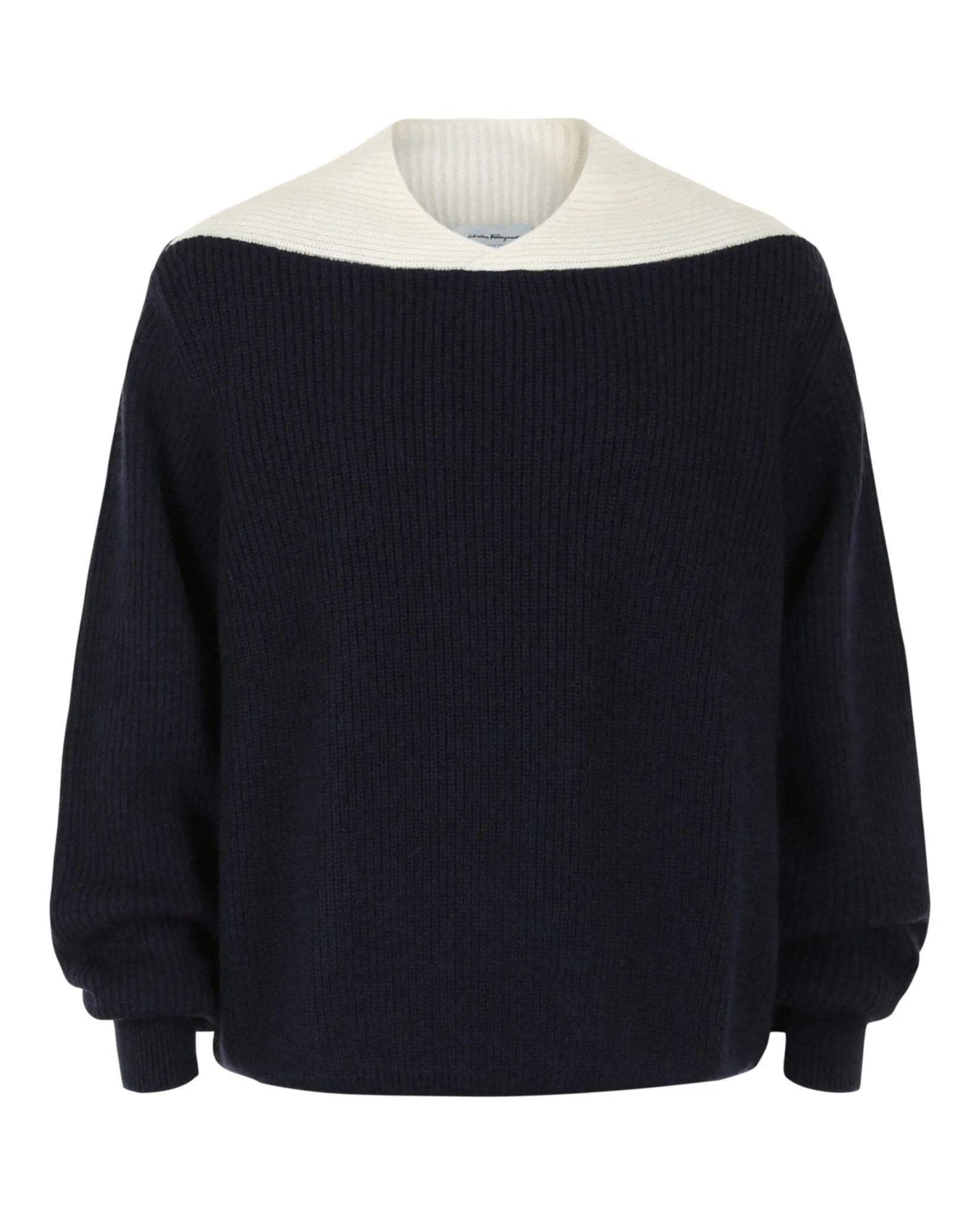 Ferragamo Two-Tone Knit Sweater sold by Zulily