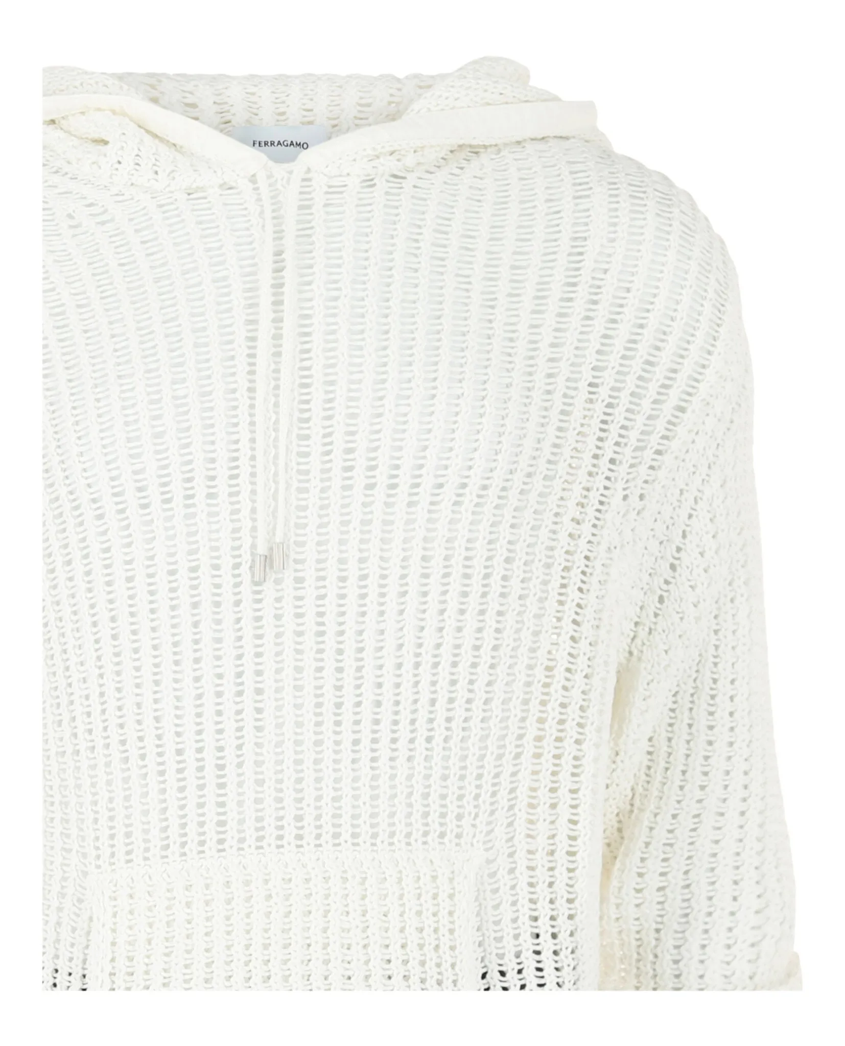 Ferragamo Crochet Drop-Sleeve Hoodie sold by Zulily product image thumbnail 3