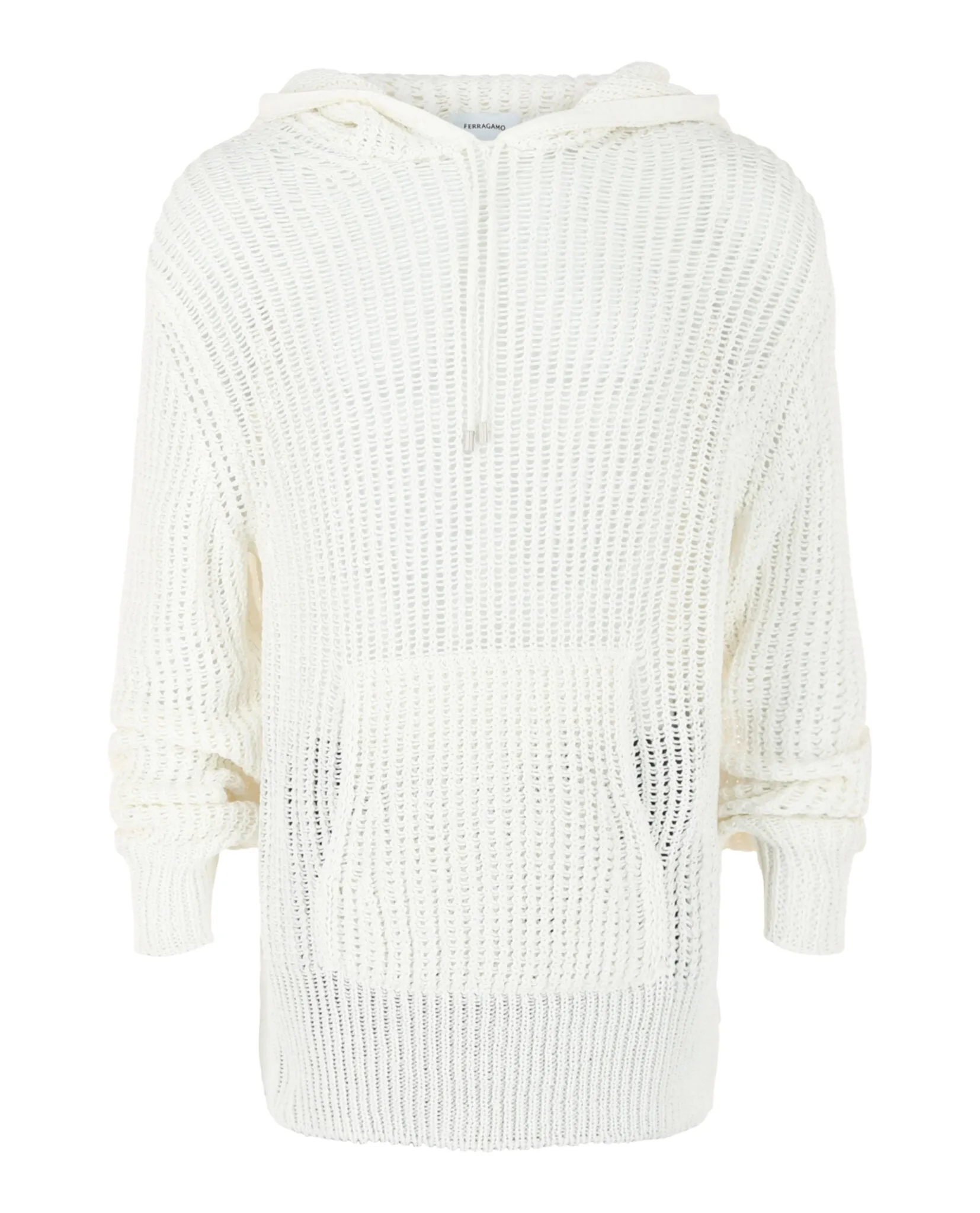 Ferragamo Crochet Drop-Sleeve Hoodie sold by Zulily