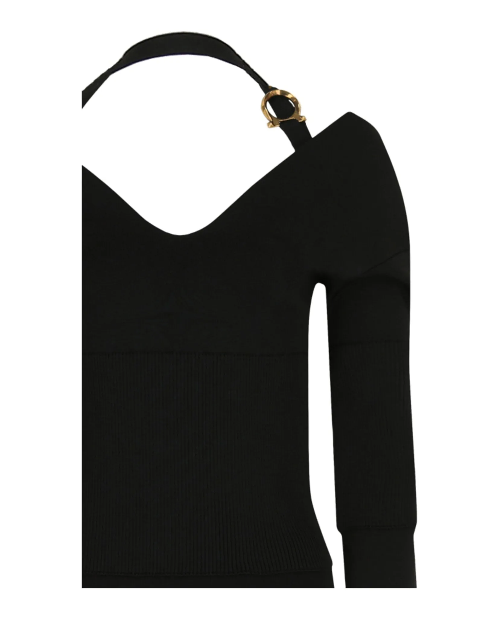 Ferragamo V-Neck Long Sleeve Bodysuit sold by Zulily product image thumbnail 3