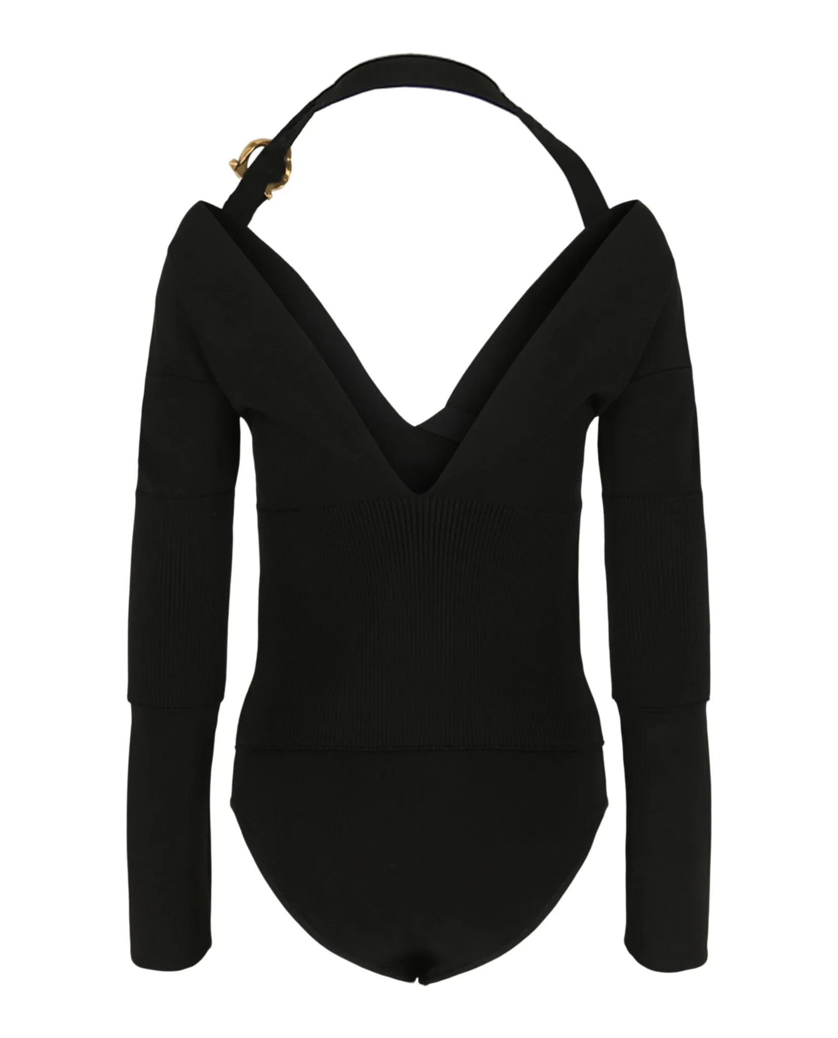 Ferragamo V-Neck Long Sleeve Bodysuit sold by Zulily product image thumbnail 2