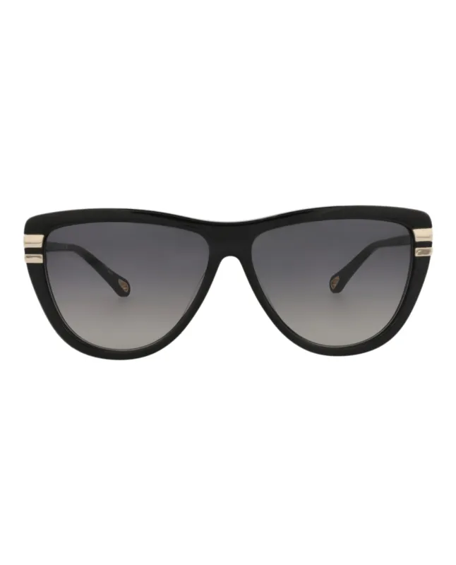 ChloƩ Square-Frame Recycled Acetate Sunglasses made by Chloe