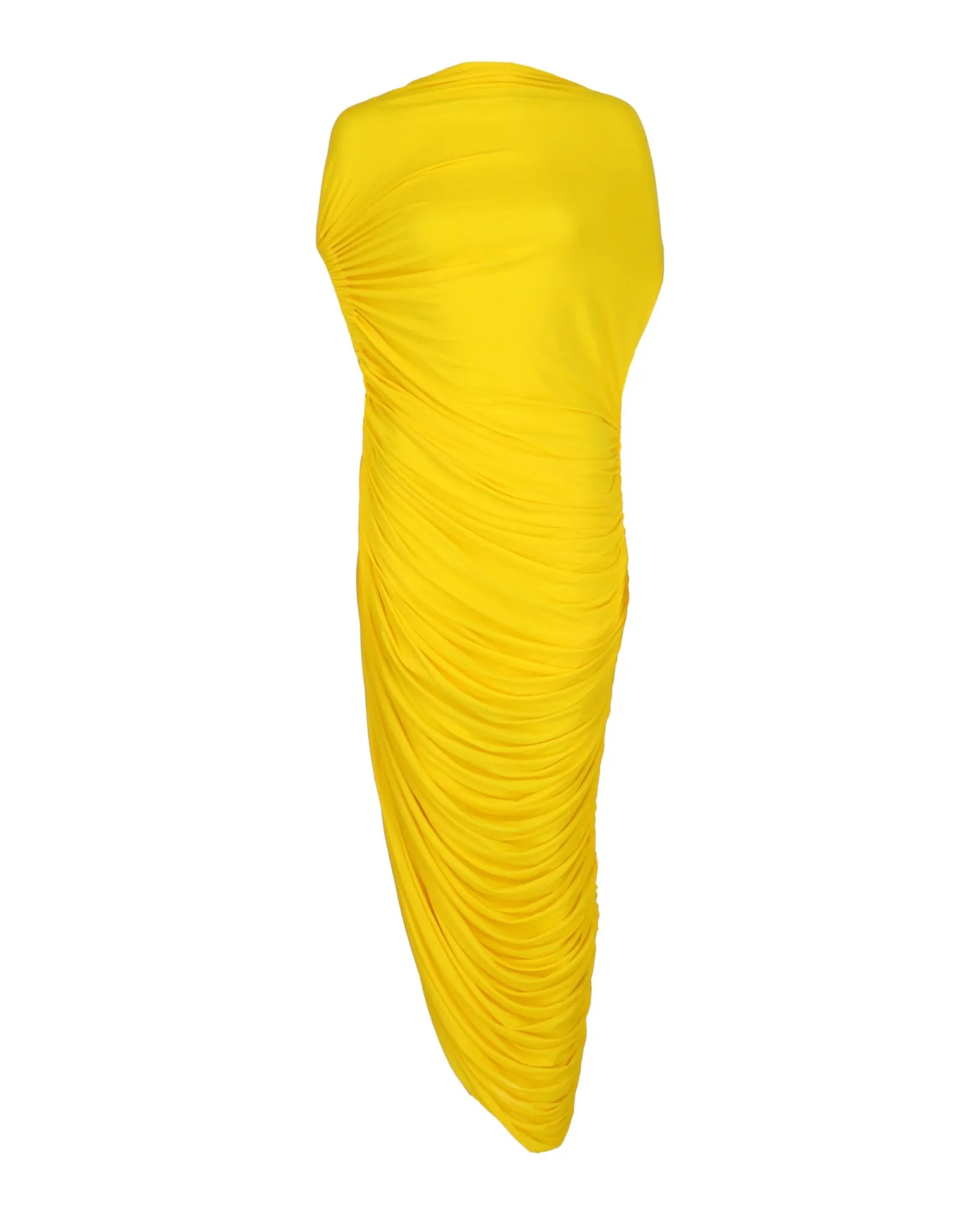 Ferragamo Asymmetric Draped Midi Dress sold by Zulily