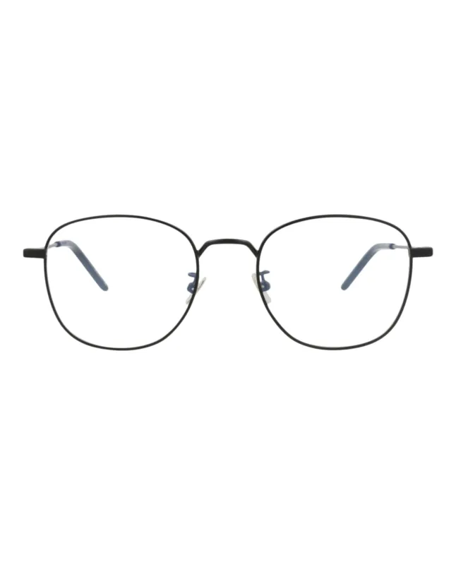 Saint Laurent Round-Frame Metal Optical Frames made by Yves Saint Laurent