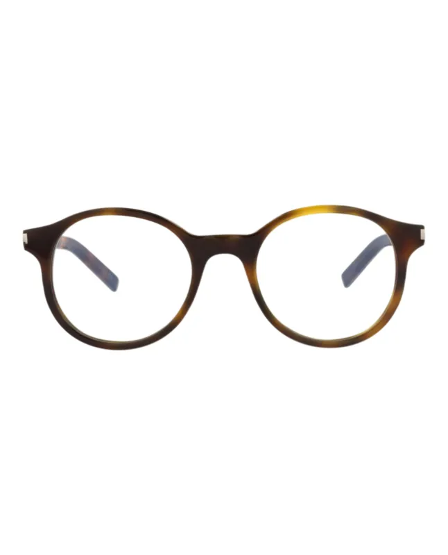 Saint Laurent Round-Frame Acetate Optical Frames made by Yves Saint Laurent