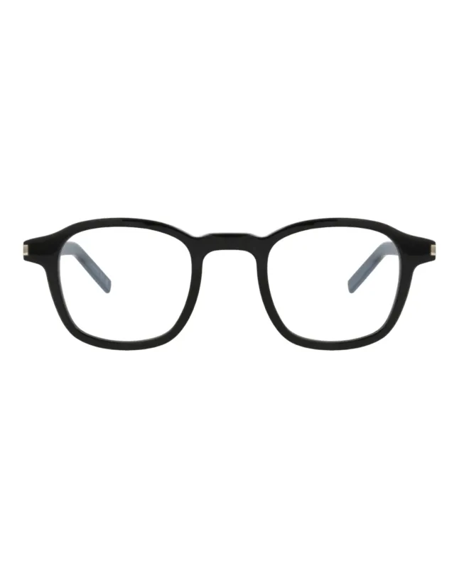 Saint Laurent Round-Frame Acetate Optical Frames made by Yves Saint Laurent