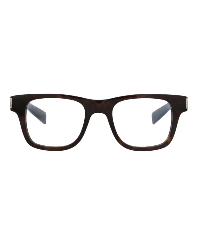Saint Laurent Square-Frame Recycled Acetate Optical Frames made by Yves Saint Laurent