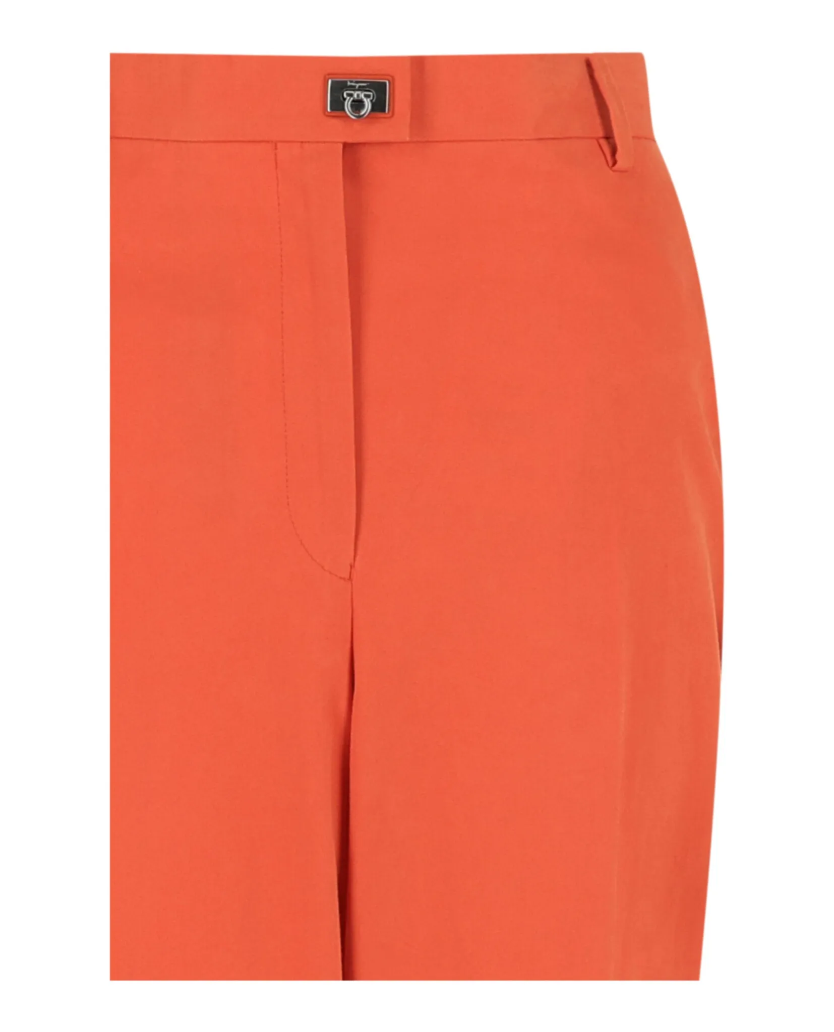 Ferragamo Gancini-Plaque Straight-Leg Trousers sold by Zulily product image thumbnail 3