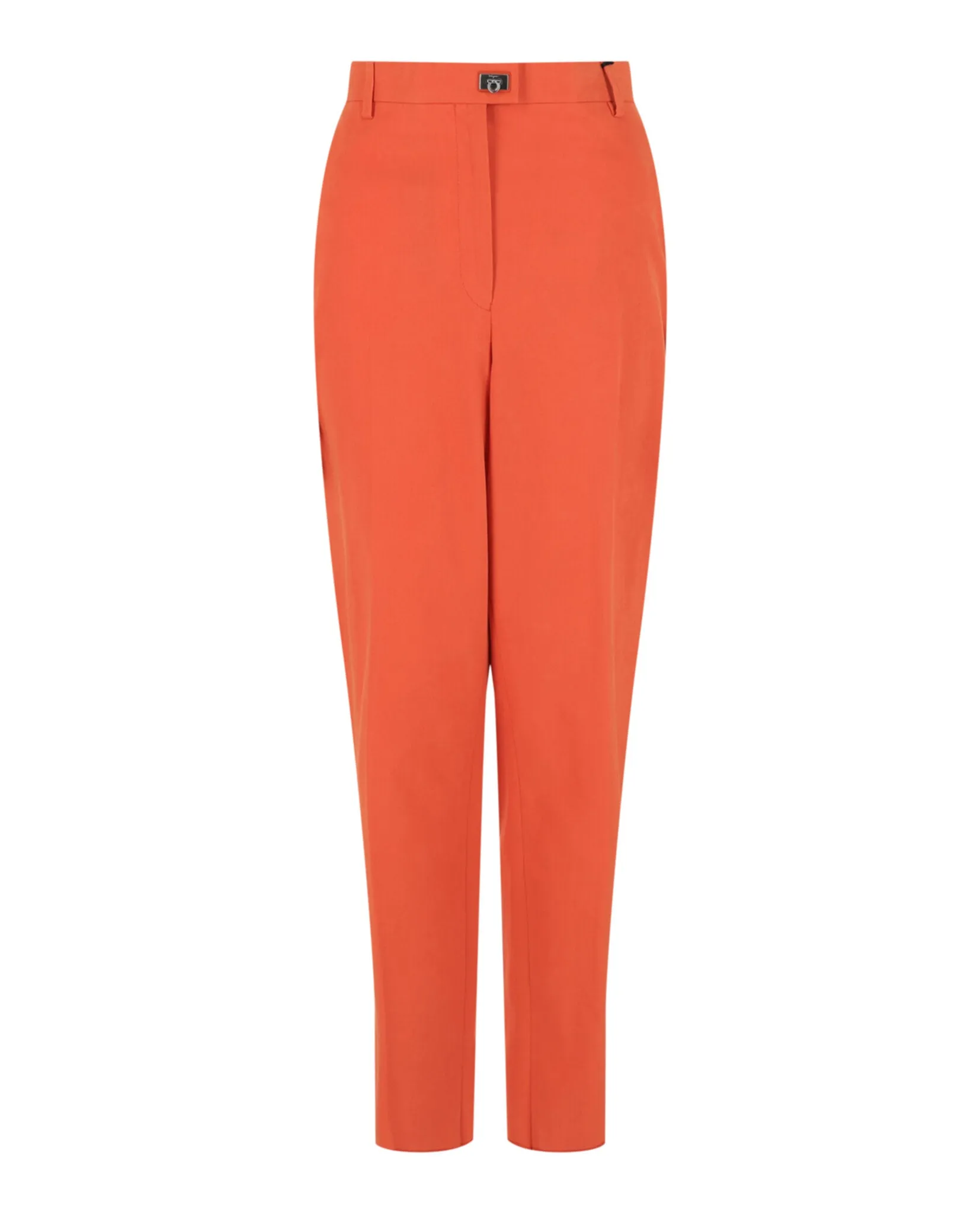 Ferragamo Gancini-Plaque Straight-Leg Trousers sold by Zulily
