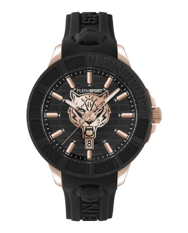 Plein Sport City Rush Silicone Watch made by Zulily
