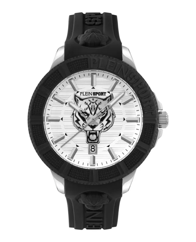 Plein Sport City Rush Silicone Watch made by Zulily