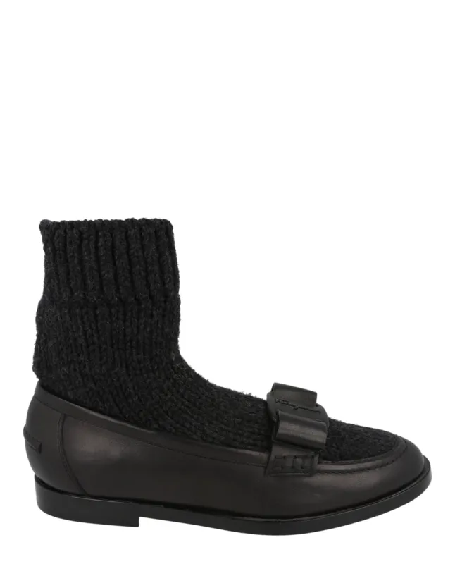 Ferragamo Vivaldo Sock Loafers made by Salvatore Ferragamo
