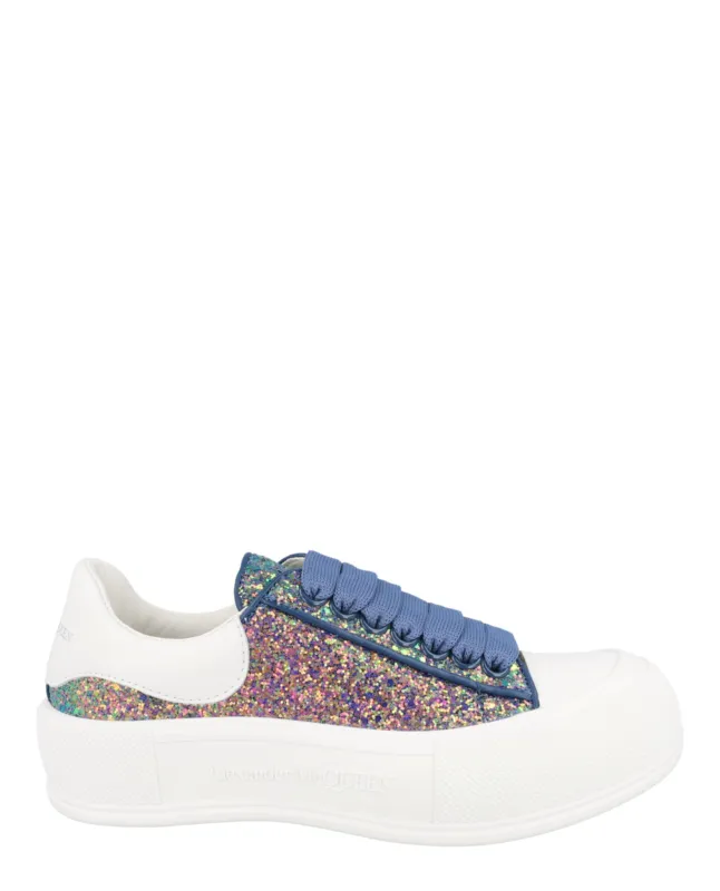 Alexander McQueen Glitter Low-Top Sneakers made by Alexander McQueen