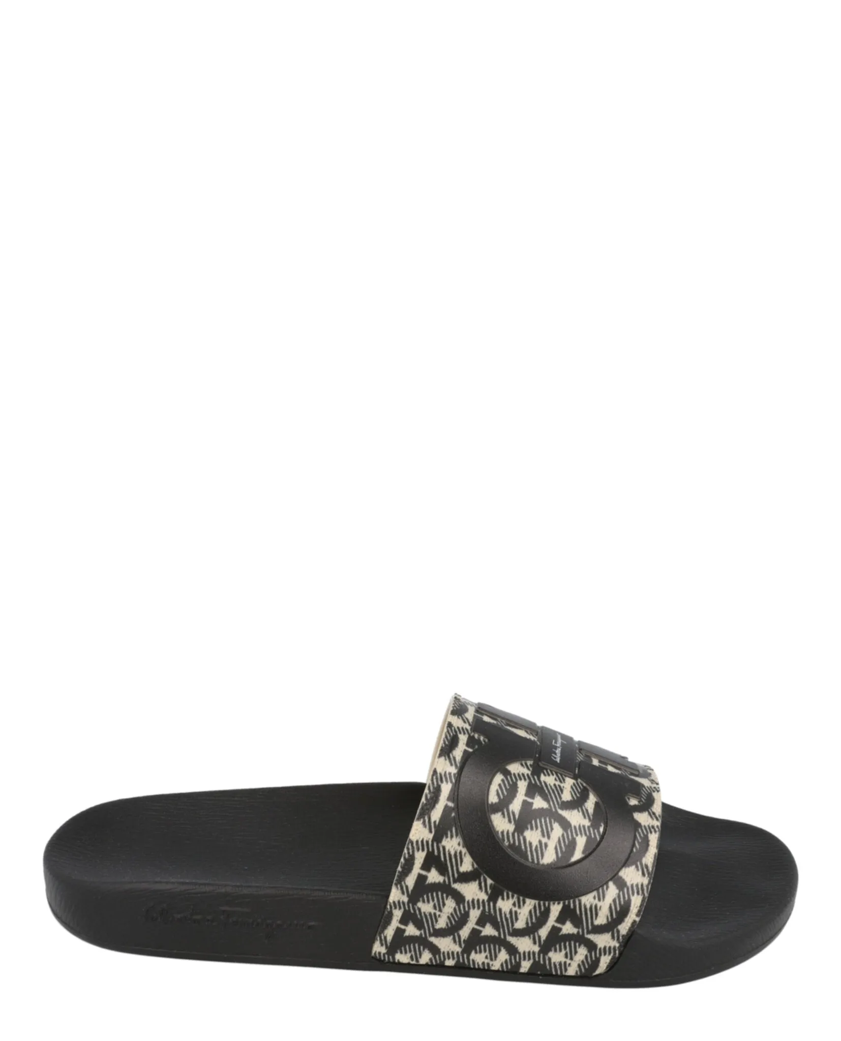 Ferragamo Groovy Dual Gancini Slides sold by Zulily