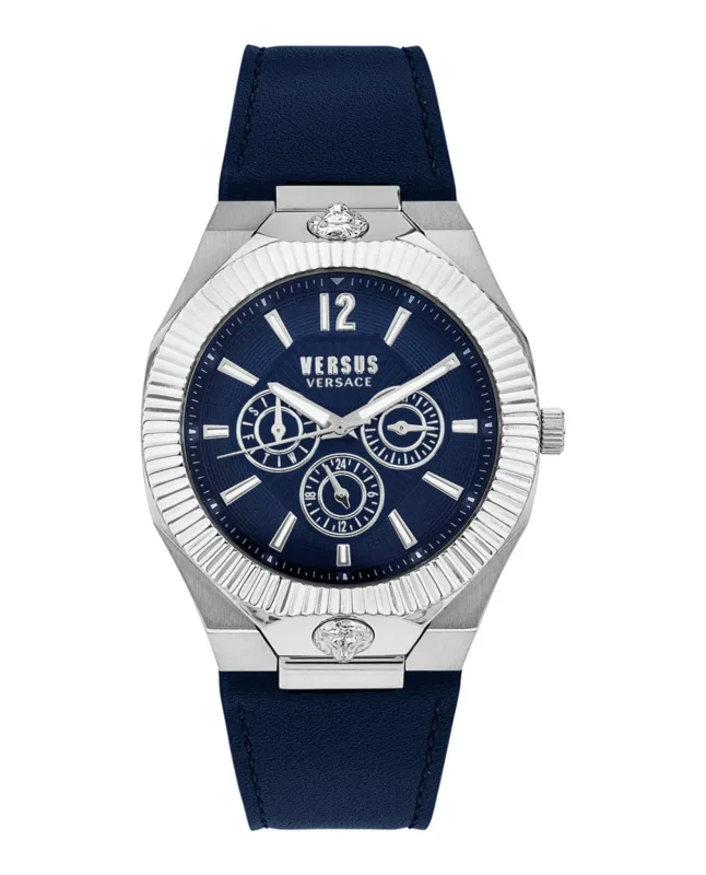 Versus Versace Echo Park Multifunction Leather Watch made by Zulily