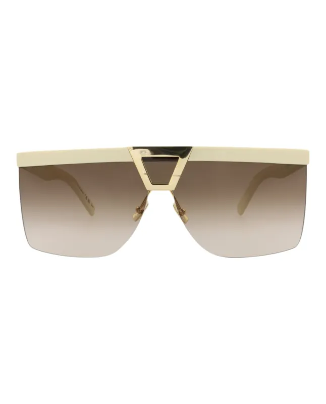 Saint Laurent Shield-Frame Acetate Sunglasses made by Yves Saint Laurent