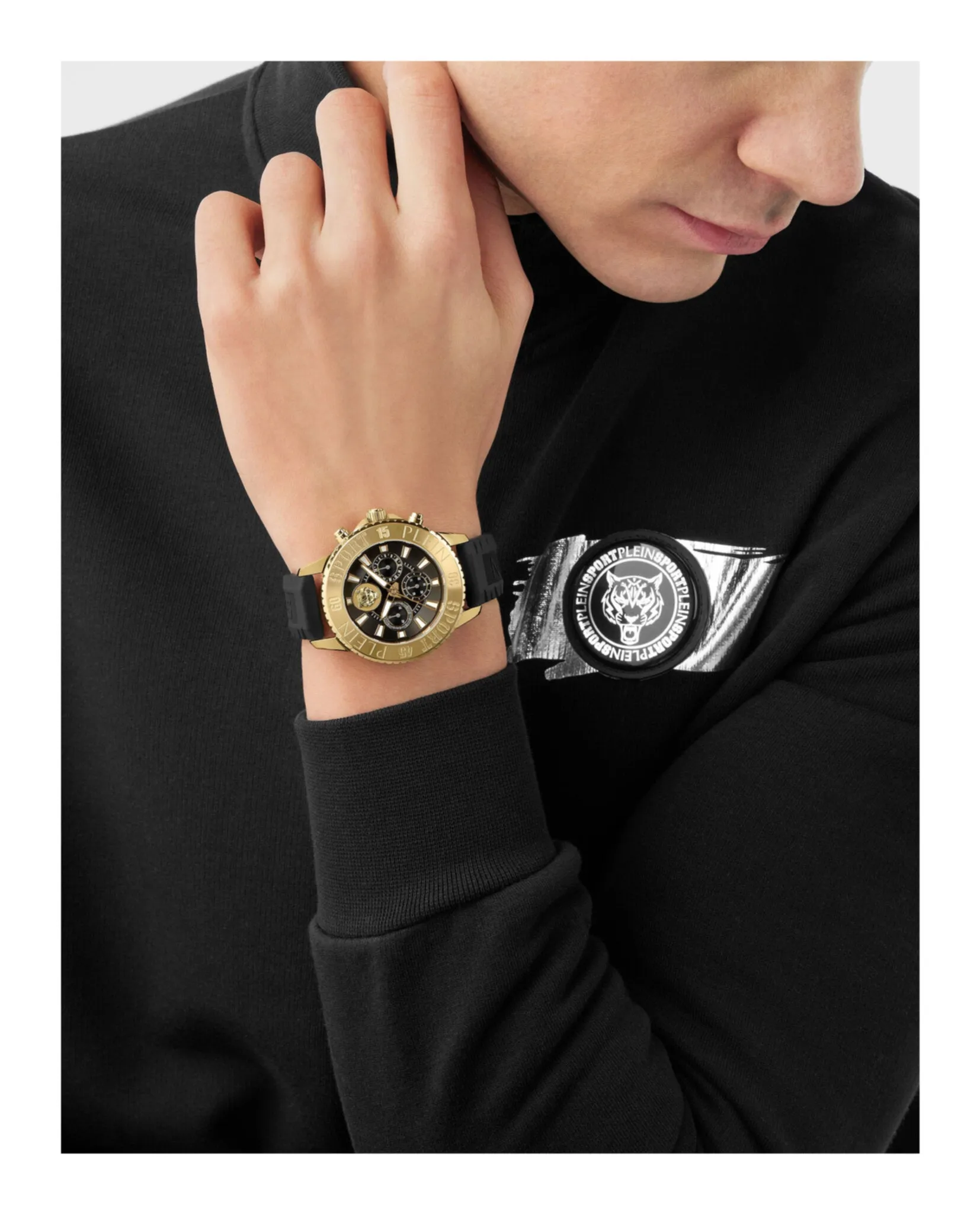 Plein Sport Glam Chrono Silicone Watch sold by Zulily product image thumbnail 5