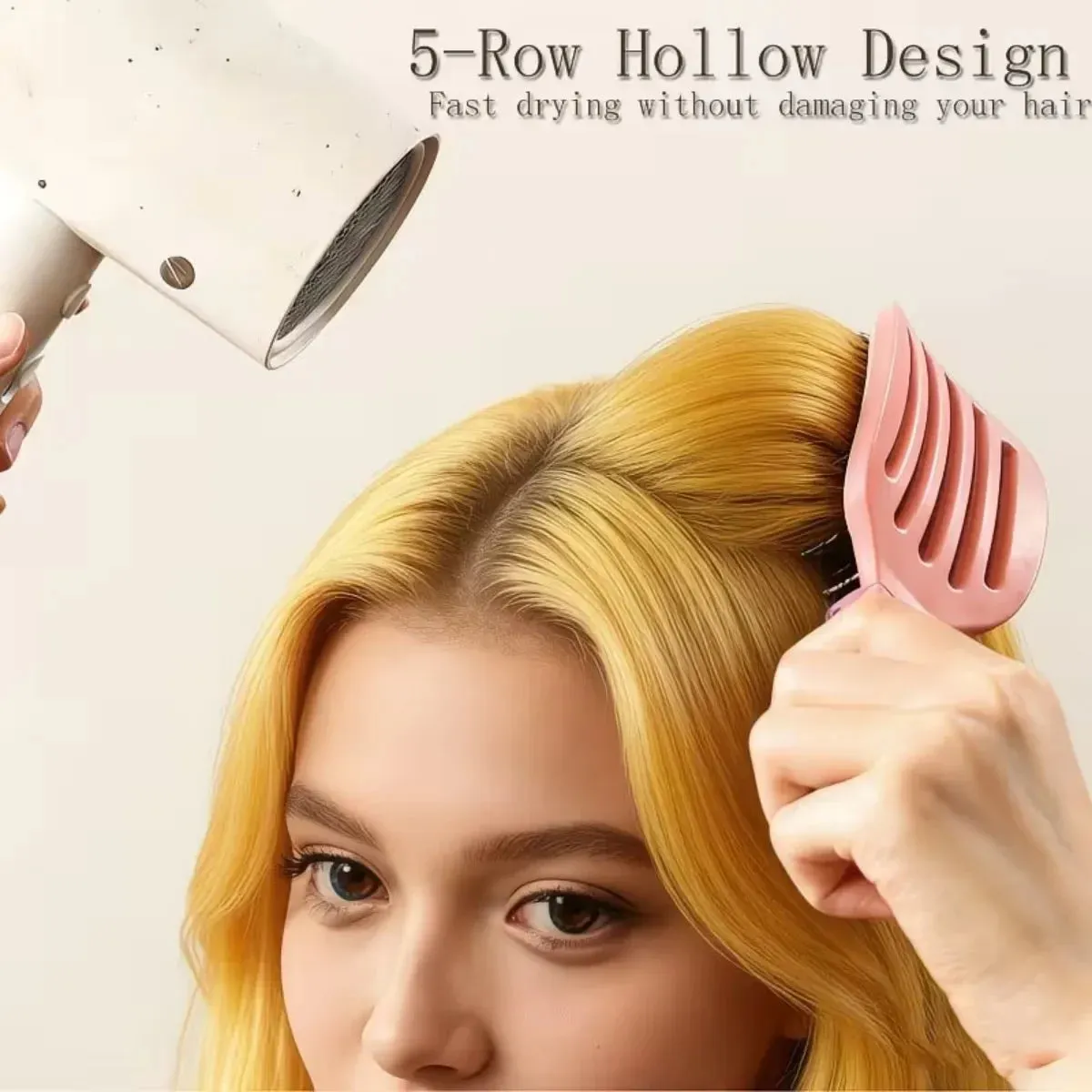 Foldable Self-Clean Detangler Brush sold by Zulily product image thumbnail 4