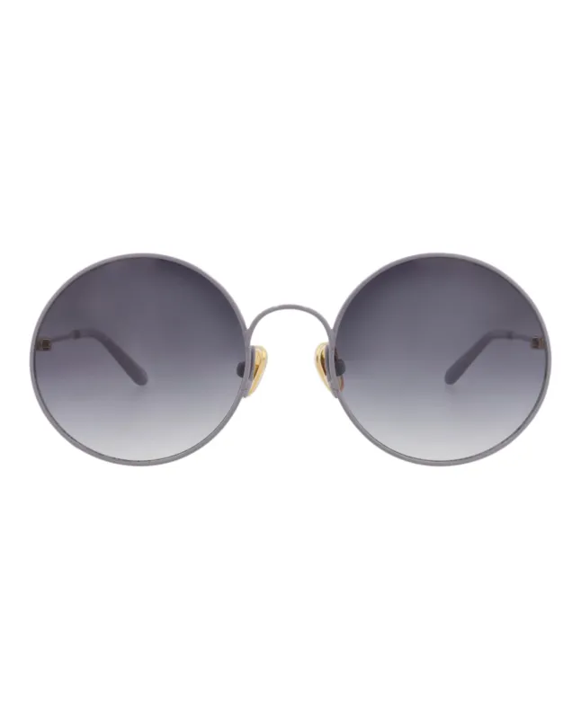 Chloé Round-Frame Metal Sunglasses made by Chloe