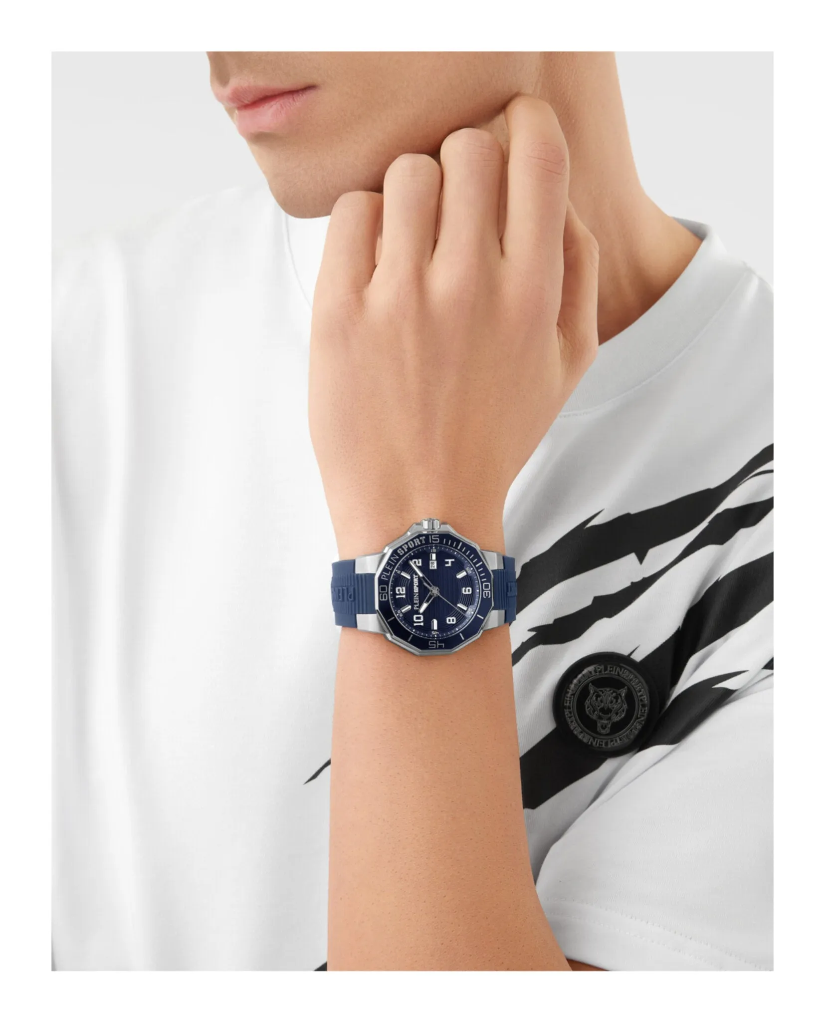 Plein Sport Titan Silicone Watch sold by Zulily product image thumbnail 5
