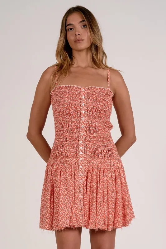 Zola Mini Dress Red Zina made by Zulily