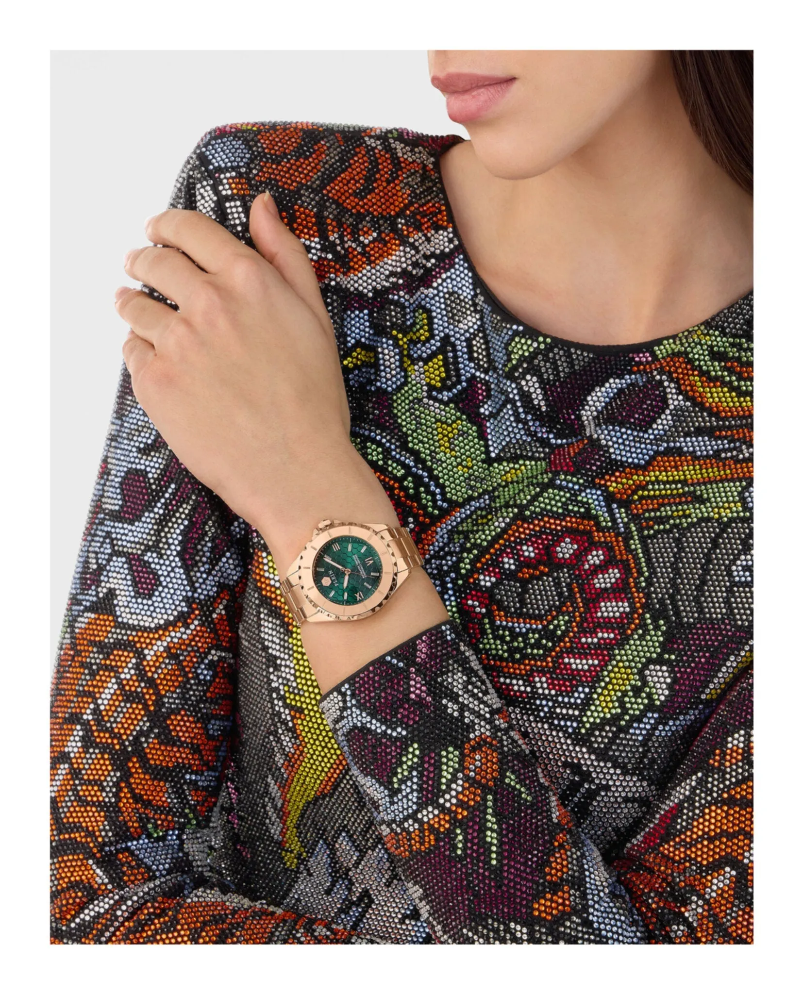 Philipp Plein the $Kull Spikes Crystal Watch sold by Zulily product image thumbnail 5