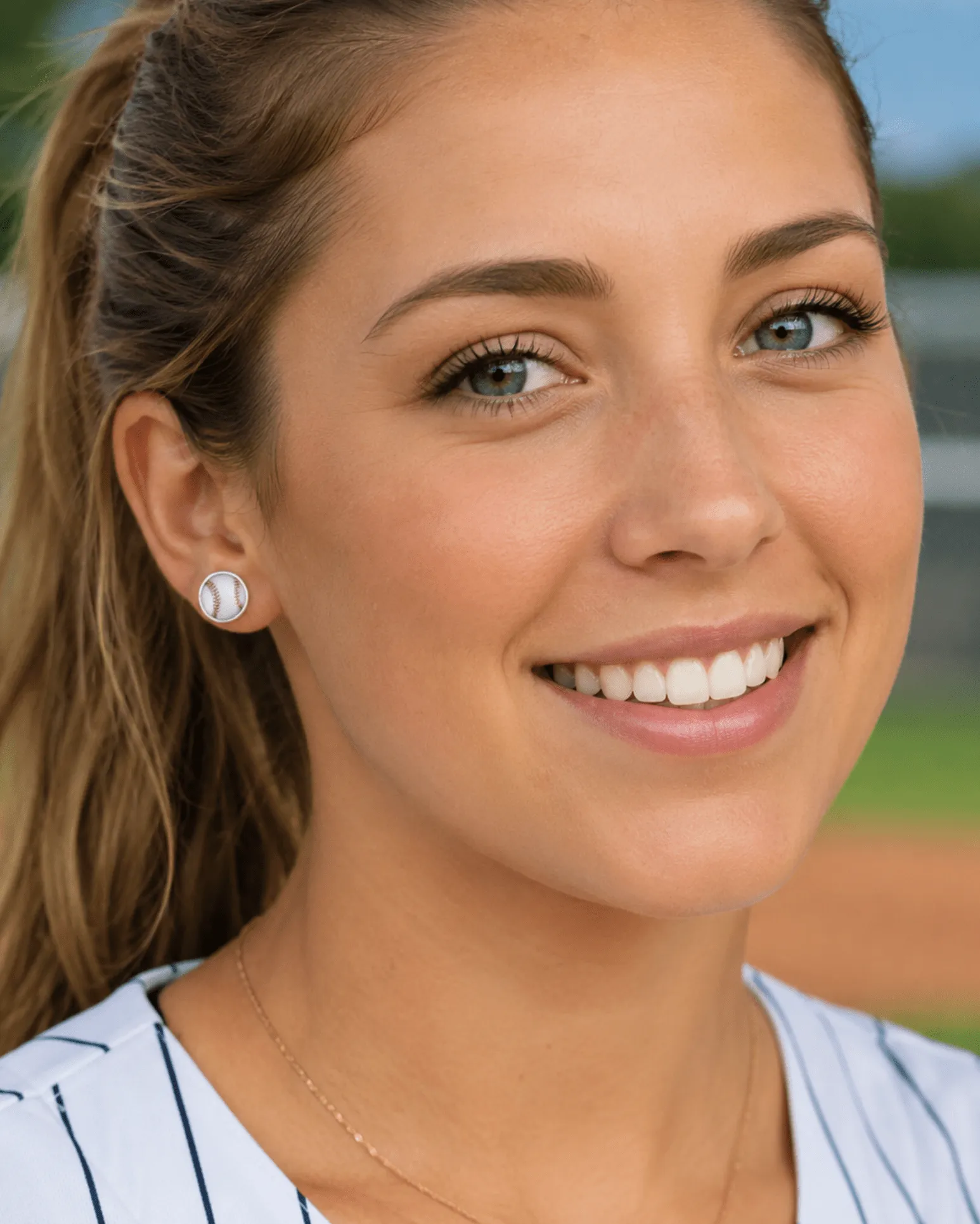 Set of 3 Baseball and American Flag Stud Earrings, Patriotic Sports Jewelry sold by Zulily product image thumbnail 5