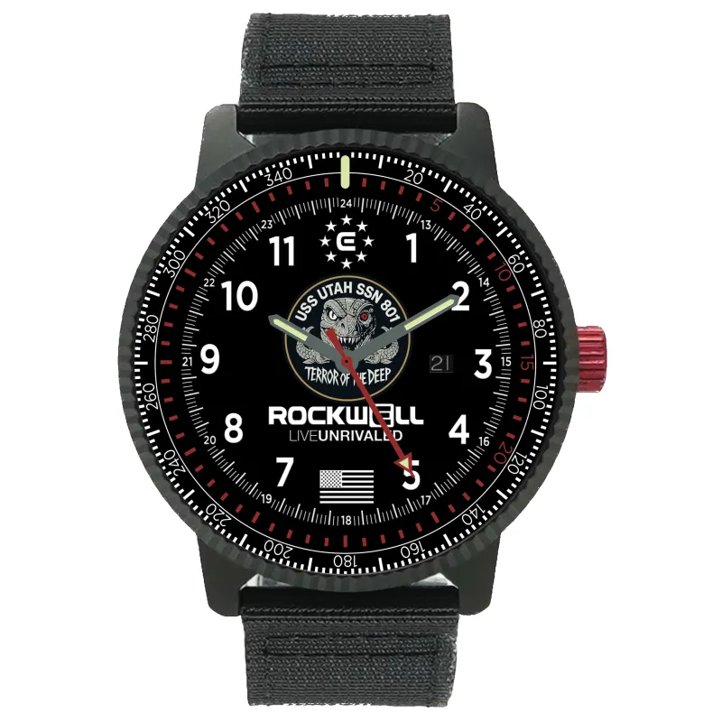 Vanguard (Black) Watch - USS Utah Edition made by Zulily