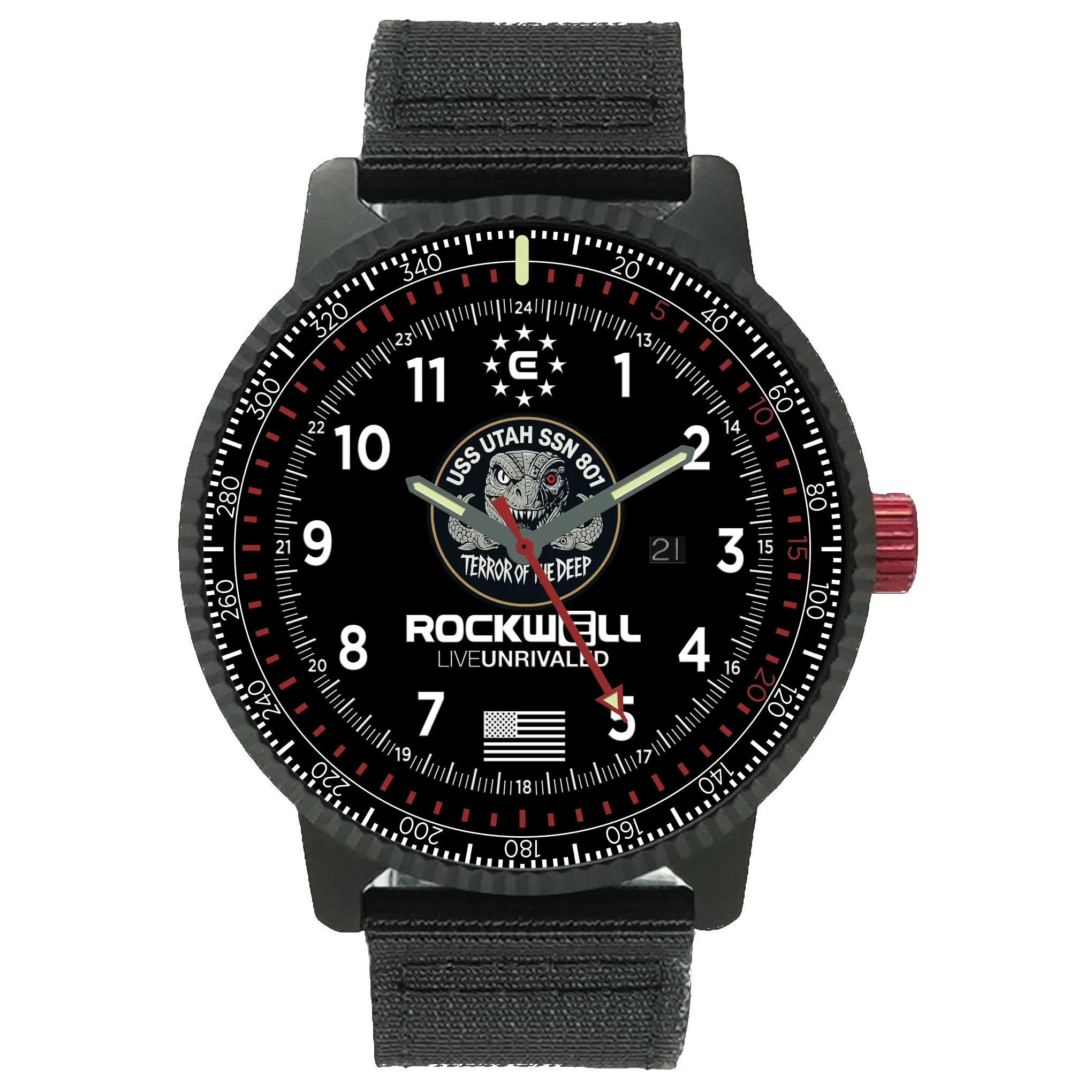 Vanguard (Black) Watch - USS Utah Edition sold by Zulily