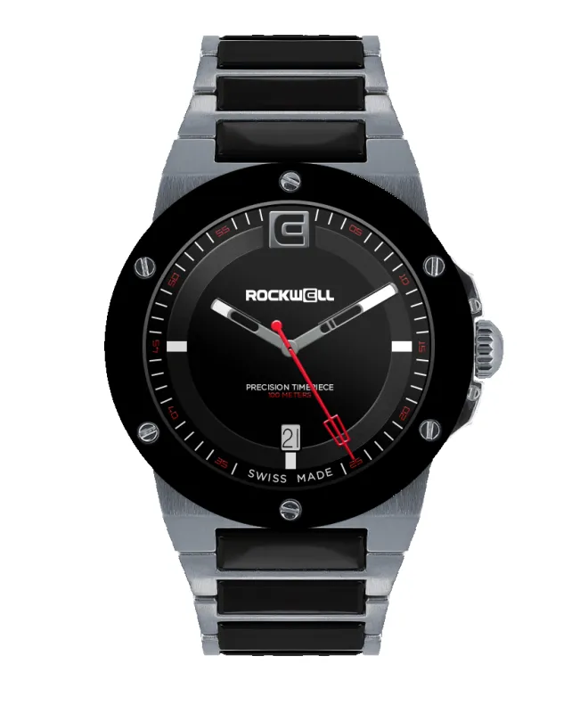 Commander Elite Tier 2 Edition (Silver/Black Ceramic) Watch made by Zulily